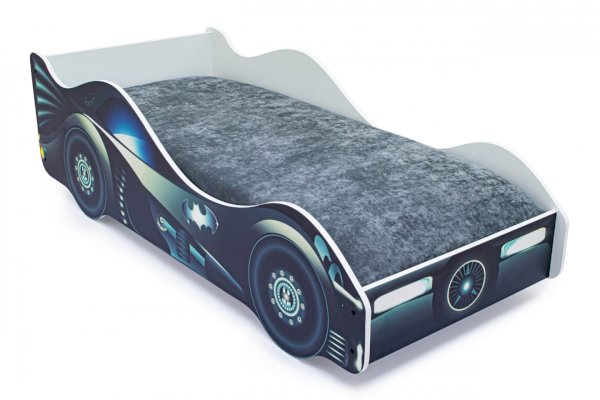 Детская кровать-машина Бэтмобиль с подъемным механизмом (Бельмарко)